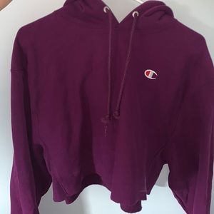 Champion cropped hoodie
